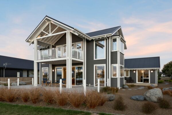 A modern Pegasus new home build by Trendsetter Homes who work across Christchurch, Rangiora and wider Canterbury